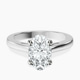 Platinum Teagan Solitaire 2mm Lab Diamond Ring front image
