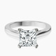 Platinum Teagan Solitaire 2mm Lab Diamond Ring front image
