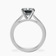 Platinum Teagan Solitaire 2mm Lab Diamond Ring side right image one