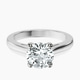 Platinum Teagan Solitaire 2mm Lab Diamond Ring front image