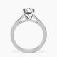 Platinum Teagan Solitaire 2mm Lab Diamond Ring side right image one
