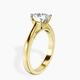 18kt Yellow Gold Teagan Solitaire 2mm Lab Diamond Ring standing product image one