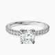 Platinum Claire Full Eternity Lab Diamond Ring front image