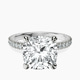 Platinum Claire Full Eternity Lab Diamond Ring front image