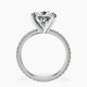 Platinum Claire Full Eternity Lab Diamond Ring side right image one