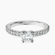 Platinum Claire Full Eternity Lab Diamond Ring front image