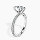 Platinum Claire Full Eternity Lab Diamond Ring standing product image one