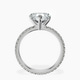 Platinum Claire Full Eternity Lab Diamond Ring side right image one