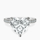 Platinum Claire Full Eternity Lab Diamond Ring front image