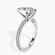 Platinum Claire Full Eternity Lab Diamond Ring standing product image one