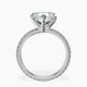 Platinum Claire Full Eternity Lab Diamond Ring side right image one