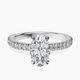Platinum Claire Full Eternity Lab Diamond Ring front image