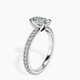 Platinum Claire Full Eternity Lab Diamond Ring standing product image one