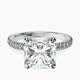 Platinum Claire Full Eternity Lab Diamond Ring front image