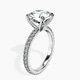 Platinum Claire Full Eternity Lab Diamond Ring standing product image one
