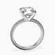 Platinum Claire Full Eternity Lab Diamond Ring side right image one