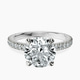 Platinum Claire Full Eternity Lab Diamond Ring front image