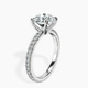 Platinum Claire Full Eternity Lab Diamond Ring standing product image one