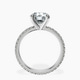 Platinum Claire Full Eternity Lab Diamond Ring side right image one