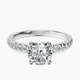 Platinum Venetia Half Eternity Lab Diamond Ring front image