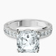 Platinum Regalia Milgrain Lab Diamond Ring front image