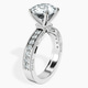 Platinum Regalia Milgrain Lab Diamond Ring standing product image one
