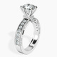 Platinum Regalia Milgrain Lab Diamond Ring standing product image one