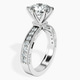 Platinum Regalia Milgrain Lab Diamond Ring standing product image one