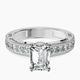 14kt White Gold Regalia Milgrain Lab Diamond Ring front image