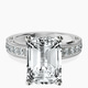 Platinum Regalia Milgrain Lab Diamond Ring front image
