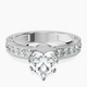 Platinum Regalia Milgrain Lab Diamond Ring front image