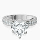 Platinum Regalia Milgrain Lab Diamond Ring front image
