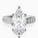 Platinum Regalia Milgrain Lab Diamond Ring front image