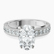 Platinum Regalia Milgrain Lab Diamond Ring front image