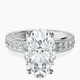 18kt White Gold Regalia Milgrain Lab Diamond Ring front image