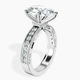 Platinum Regalia Milgrain Lab Diamond Ring standing product image one
