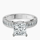 Platinum Regalia Milgrain Lab Diamond Ring front image