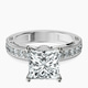 Platinum Regalia Milgrain Lab Diamond Ring front image
