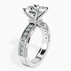 Platinum Regalia Milgrain Lab Diamond Ring standing product image one