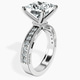 Platinum Regalia Milgrain Lab Diamond Ring standing product image one
