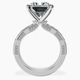 Platinum Regalia Milgrain Lab Diamond Ring side right image one