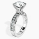 Platinum Regalia Milgrain Lab Diamond Ring standing product image one