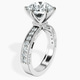 Platinum Regalia Milgrain Lab Diamond Ring standing product image one