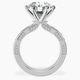 Platinum Regalia Milgrain Lab Diamond Ring side right image one