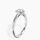 18kt White Gold Harriet Halo 2mm Lab Diamond Ring standing product image one