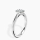 Platinum Harriet Halo 2mm Lab Diamond Ring standing product image one