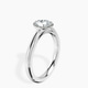 Platinum Harriet Halo 2mm Lab Diamond Ring standing product image one