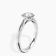 Platinum Harriet Halo 2mm Lab Diamond Ring standing product image one