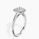 18kt White Gold Harriet Halo 2mm Lab Diamond Ring standing product image one