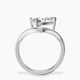 18kt White Gold Eden Crest Lab Diamond Ring side right image one